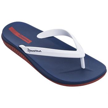 Ipanema Anatomic Lapa Flip Flops Herr Vita Marinblå Sverige RQ7925036